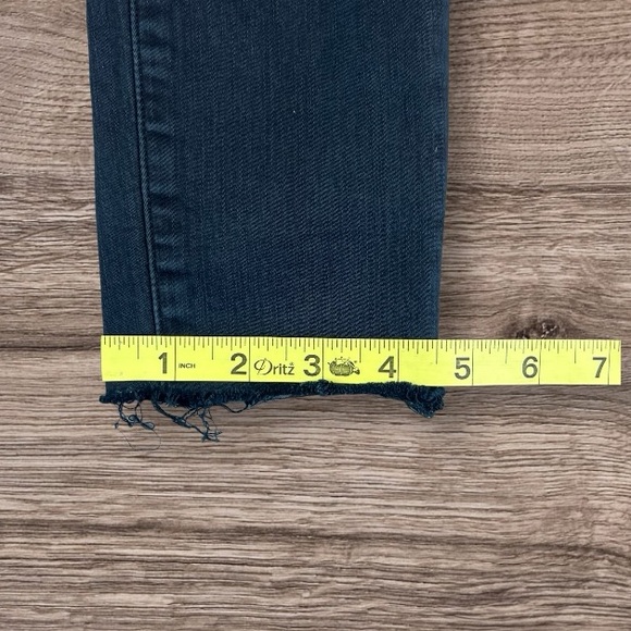 AGOLDE Sophie High Rise Skinny Ruthless Black Distressed Jeans Sz: 25 - Picture 12 of 12